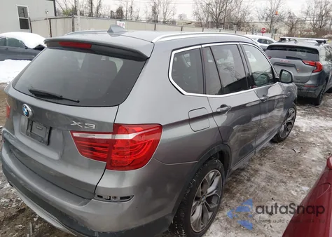 2016 BMW X3 xDrive28I из США, поврежденный, VIN 5UXWX9C52G0D76549
